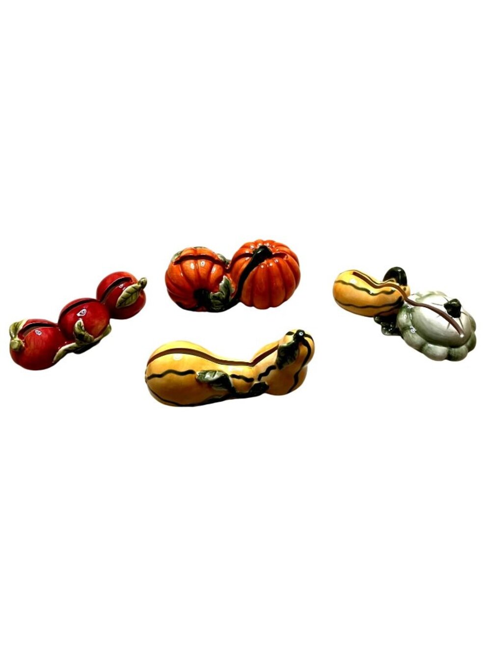 Set of 4 Harvest Gourd Card or Picture Holders